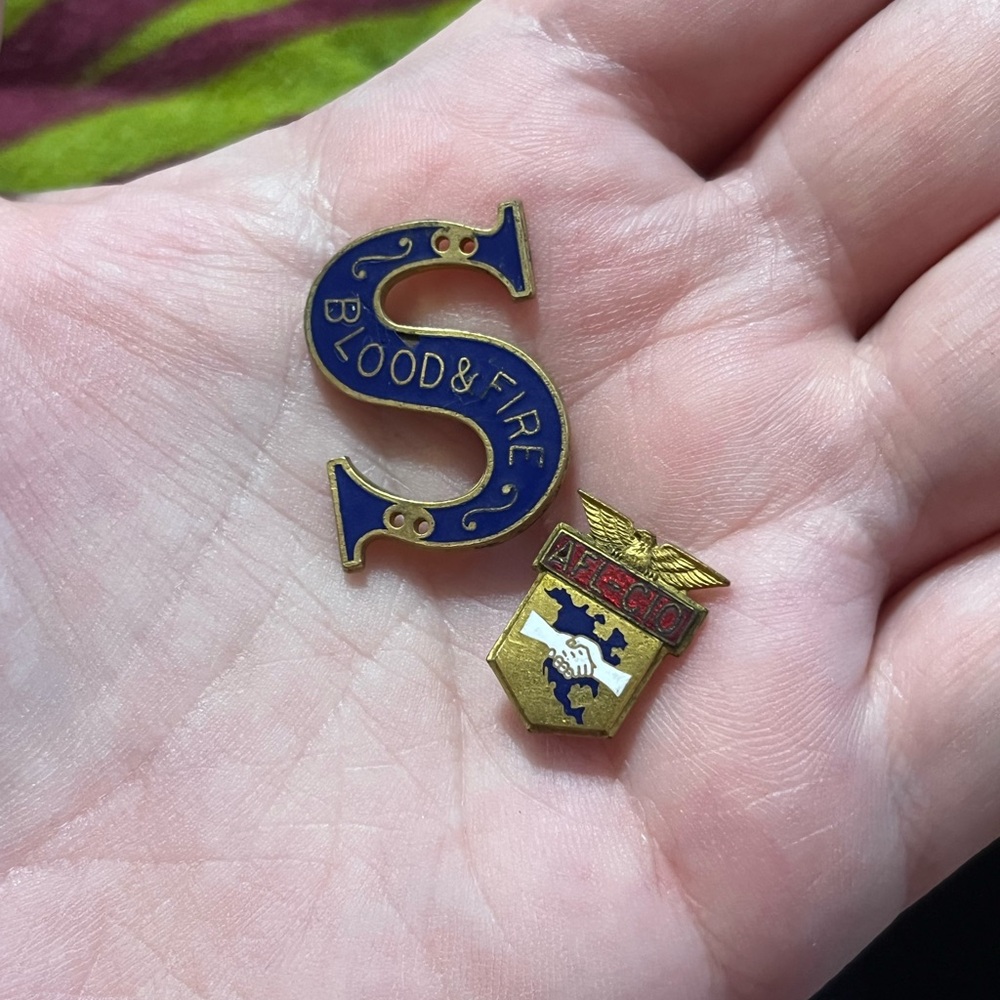 VTG Labor Rights Salvation Army Enamel Metal Pin Lot